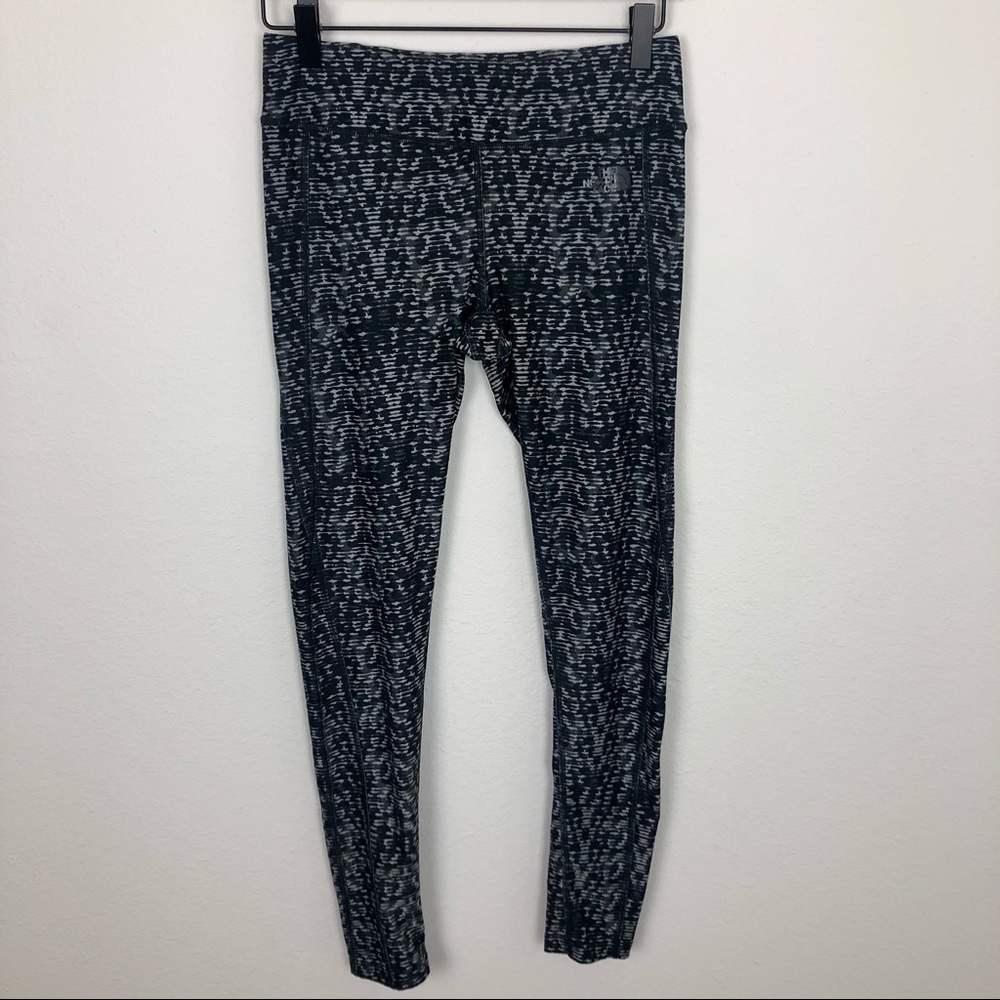 The North Face Pulse Black and Grey Print Leggings